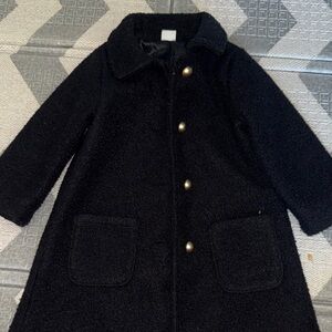 Edgehill Collection Black Pea Coat for Kids